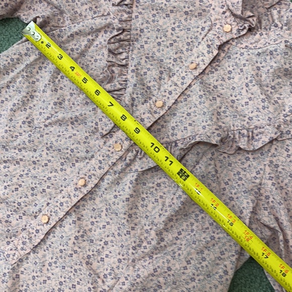 Vintage Cottagecore Prairie Floral ruffle dress - Picture 7 of 10